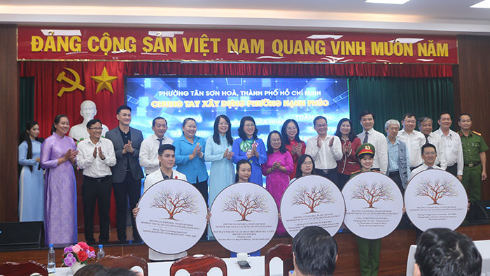 Phường Tân Sơn Hòa chung tay xây dựng phường hạnh phúc