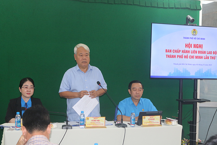 Cán bộ công đoàn góp ý dự thảo văn kiện Đại hội đại biểu Công đoàn TP.HCM lần 1 nhiệm kỳ 2025-2030