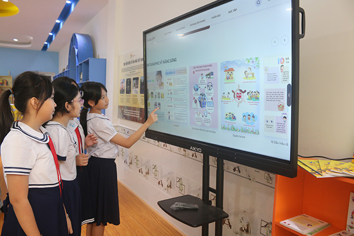 TP.HCM: Thư viện số văn hóa được triển khai tại trường tiểu học