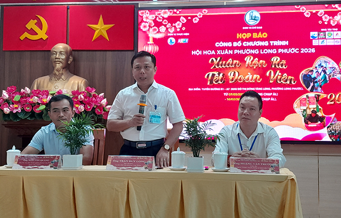 Hội hoa xuân phường Long Phước lan tỏa tinh thần đoàn viên