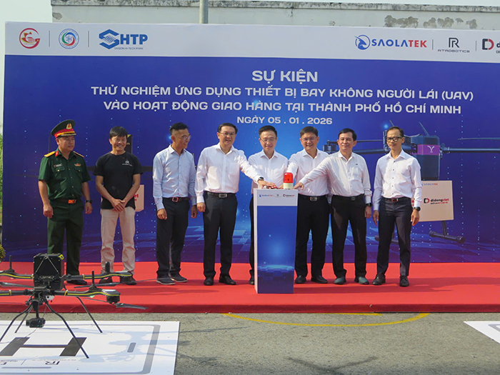 TP.HCM thử nghiệm ứng dụng thiết bị bay không người lái vào hoạt động giao hàng