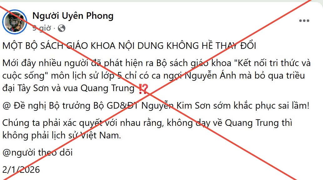 Bộ Giáo dục – Đào tạo phản hồi thông tin thất thiệt, xuyên tạc về sách giáo khoa môn Lịch sử – Địa lí
