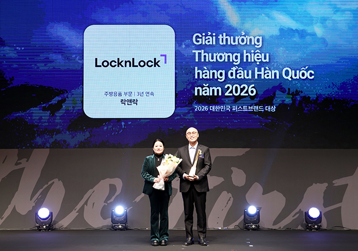 Thị trường gia dụng ghi nhận thêm hai giải tại Thương hiệu hàng đầu Hàn Quốc 2026