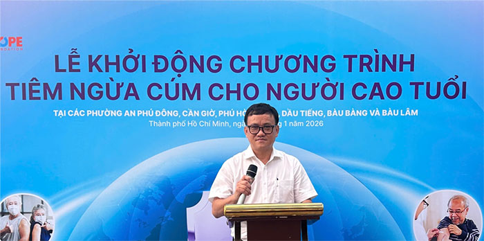 TP.HCM khởi động chương trình tiêm ngừa cúm miễn phí cho người cao tuổi