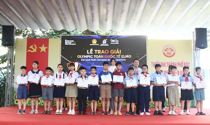 191 thí sinh nhận giải cuộc thi Toán quốc tế Eye Level Math Olympiad