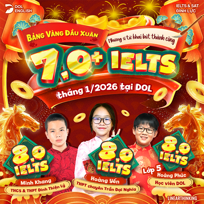 Phương pháp Linearthinking giúp nhiều học sinh cấp I, II đạt 8.0, 8.5 IELTS