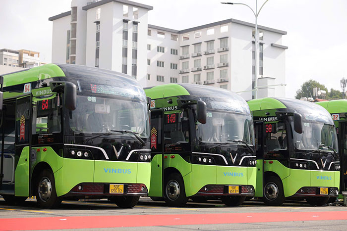 TP.HCM: 9 tuyến buýt được chuyển đổi xanh