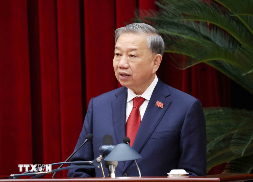 Tổng Bí thư dự Hội nghị lấy ý kiến cử tri nơi cư trú đối với người ứng cử đại biểu Quốc hội khóa XVI