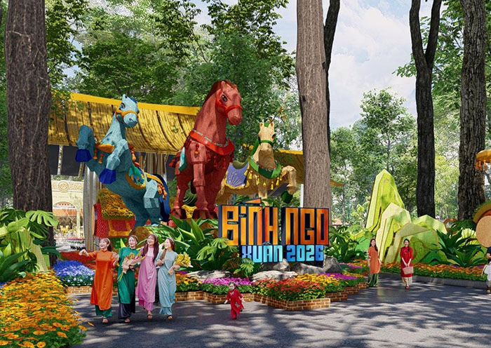 Hội hoa xuân TP.HCM 2026: Biểu tượng cho tinh thần bứt phá, khát vọng vươn lên của thành phố