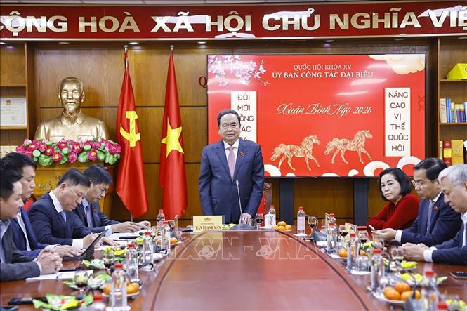 Chủ tịch Quốc hội Trần Thanh Mẫn giao nhiệm vụ cho các Ủy ban của Quốc hội