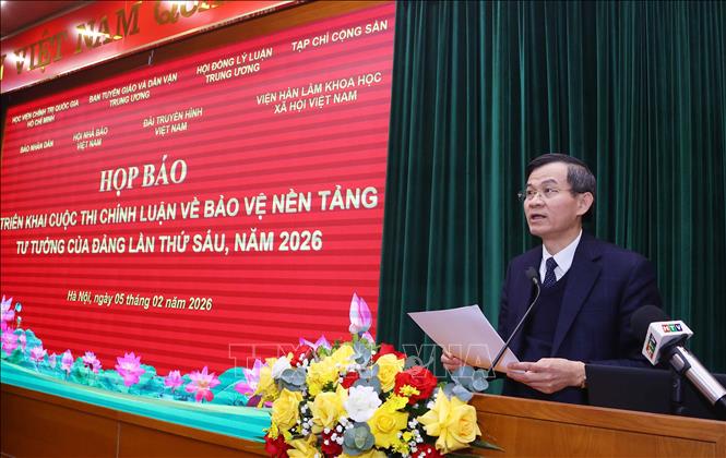 Phát động Cuộc thi chính luận về bảo vệ nền tảng tư tưởng của Đảng lần thứ sáu, năm 2026