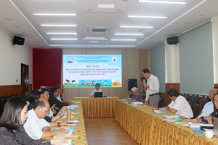 Nhiều khuyến nghị nâng cao công tác bảo vệ, chăm sóc trẻ em trẻ em khuyết tật