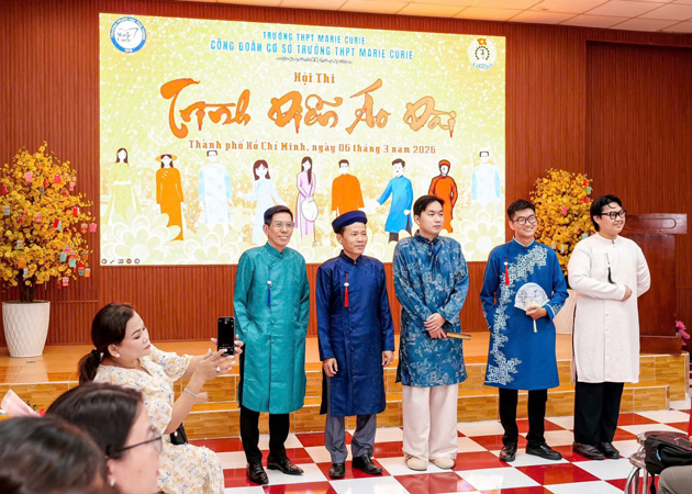 Tháng lễ hội áo dài TP.HCM: Khi di sản sống trong từng tiết học ở TP.HCM