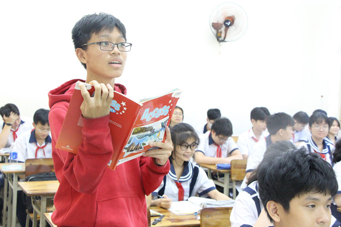 Môn tiếng Anh:  Chú trọng năng lực sử dụng ngôn ngữ trong bối cảnh thực tế