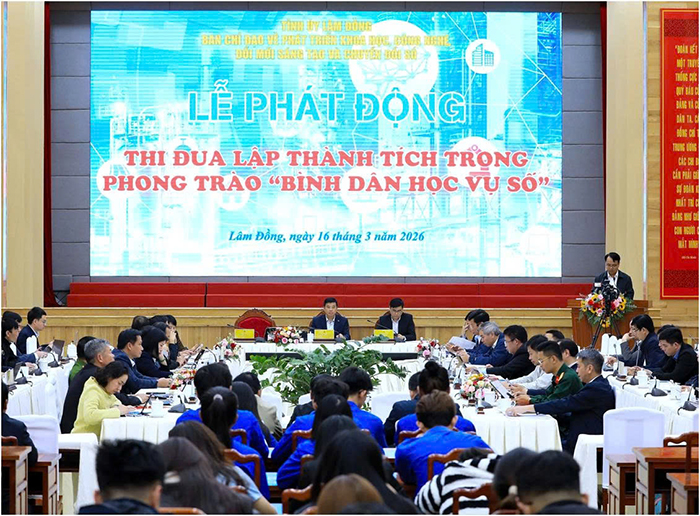 Lâm Đồng: Phát động thi đua Phong trào “Bình dân học vụ số”