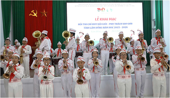 Lâm Đồng: Hội thi Chỉ huy Đội giỏi, Phụ trách Sao giỏi năm học 2025 – 2026