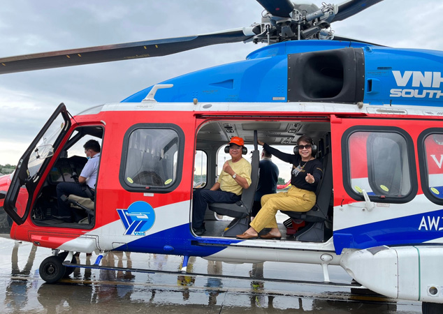 Trải nghiệm tour du lịch ngắm cảnh bằng trực thăng