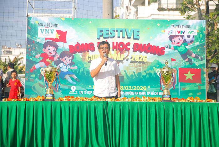 Festival bóng đá học đường tạo sân chơi thể thao cho học sinh TP.HCM