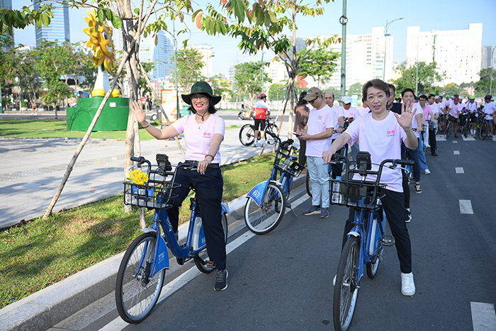 Đạp xe lan tỏa thông điệp sống xanh và gắn kết hữu nghị Việt – Nhật