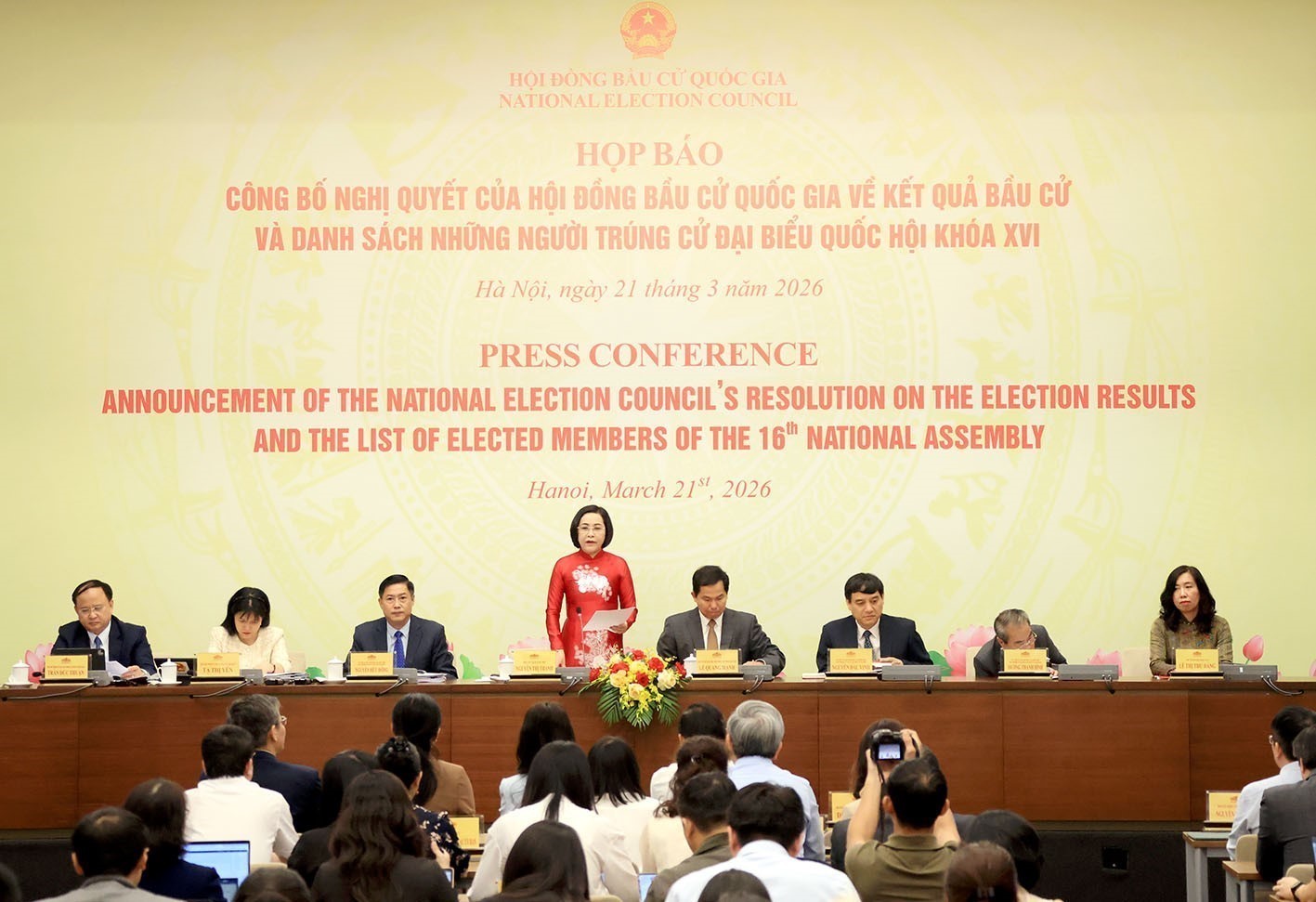 Hội đồng bầu cử quốc gia xác nhận 500 người đủ tư cách đại biểu Quốc hội khóa XVI