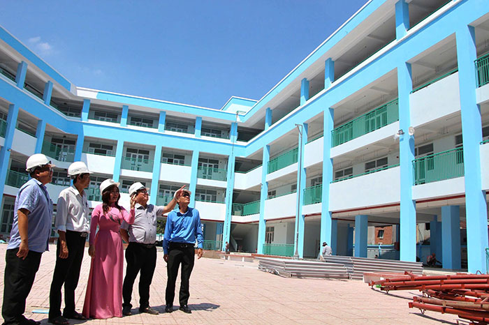 Niềm vui lớn trên những công trường trường học “về đích”