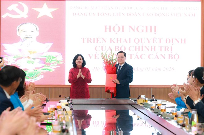 Ông Nguyễn Anh Tuấn giữ chức Bí thư Đảng ủy Tổng Liên đoàn Lao động Việt Nam