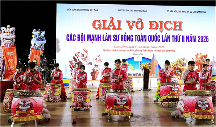 Giải Vô địch Lân Sư Rồng toàn quốc lần thứ II tại Lâm Đồng