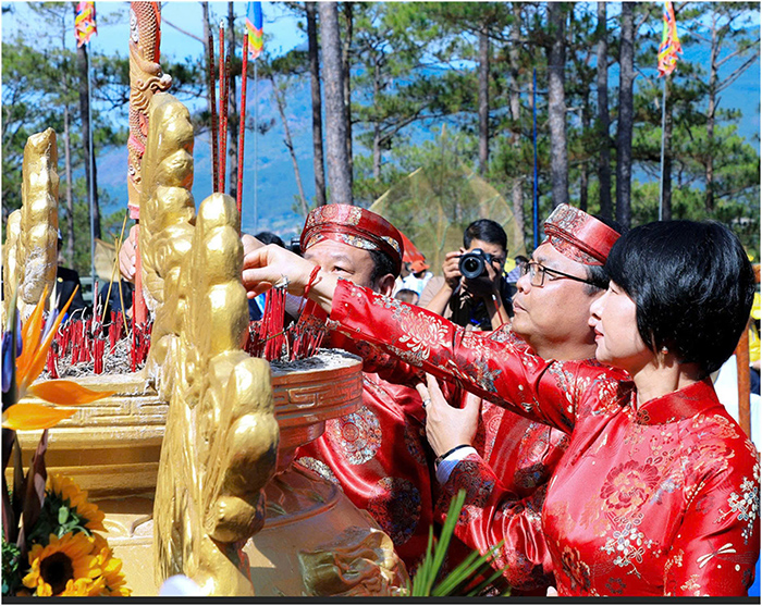Lâm Đồng:  Long trọng tổ chức Lễ Dâng hương Quốc tổ Hùng Vương