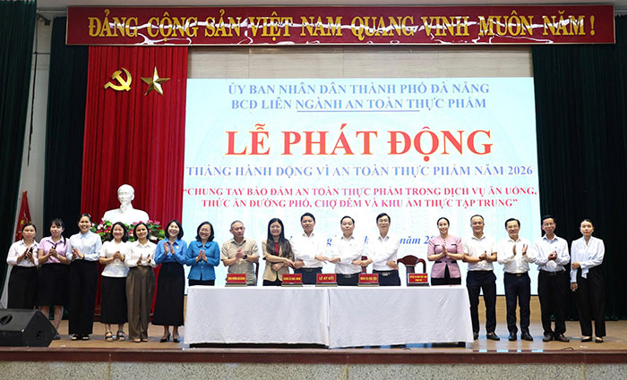 Đà Nẵng: Phát động Tháng hành động vì an toàn thực phẩm năm 2026