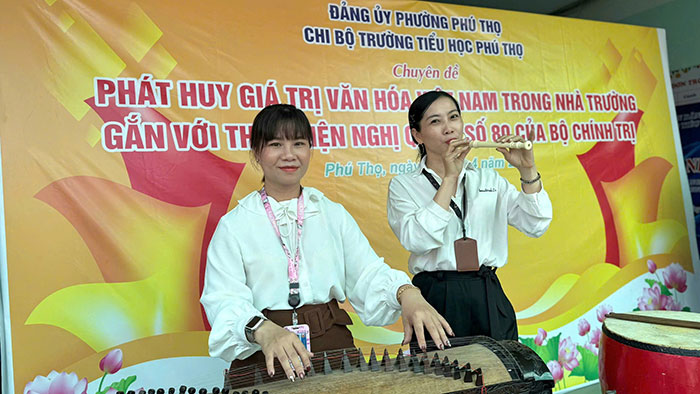 Đưa văn hóa “sống” trong không gian học đường theo Nghị quyết 80