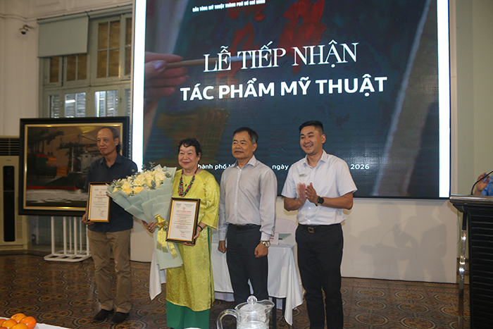 TP.HCM tiếp nhận hơn 200 tác phẩm từ Hội Mỹ thuật Việt Nam