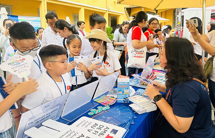 Sôi nổi Ngày hội Pháp ngữ tại TP.HCM