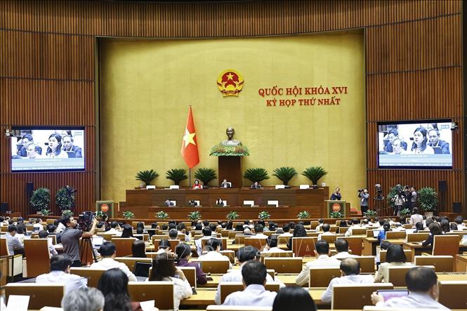 Thông cáo báo chí số 12, Kỳ họp thứ Nhất, Quốc hội khóa XVI