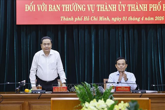 Thông qua Báo cáo kiểm tra, giám sát đối với Ban Thường vụ Thành ủy Thành ủy Hồ Chí Minh