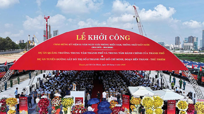 TP.HCM khởi công tổ hợp Quảng trường Trung tâm và Trung tâm Hành chính gần 29.600 tỷ đồng