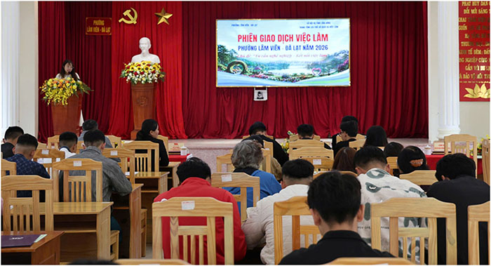 Cơ hội việc làm cho nhiều lao động trẻ ở Lâm Đồng