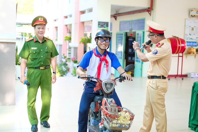 Nhiều hoạt động nhằm giảm thiểu tai nạn giao thông học đường