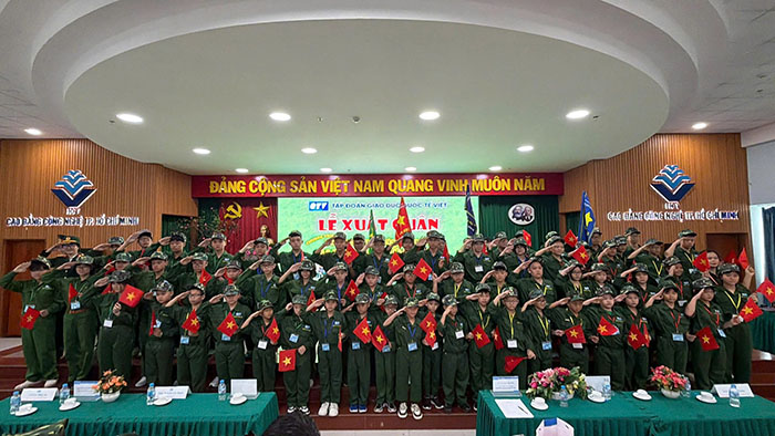 Tiếp bước hành quân – Em tập làm chiến sĩ: Hành trình trải nghiệm để trưởng thành