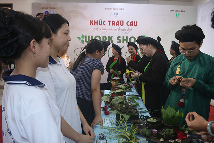 Đưa văn hóa trầu cau đến gần sinh viên