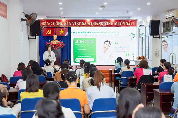 Hợp tác đào tạo nghề cho phụ nữ